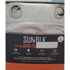 SUN+BLK 2-Piece Total Blackout Curtain Panel Set