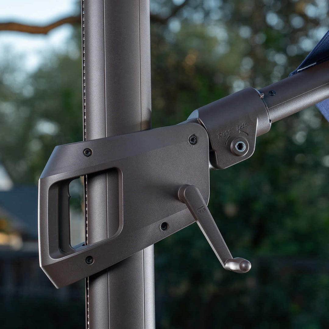 Sunvilla - Parasol rond à DEL solaire de 3,35 m (11 pi)