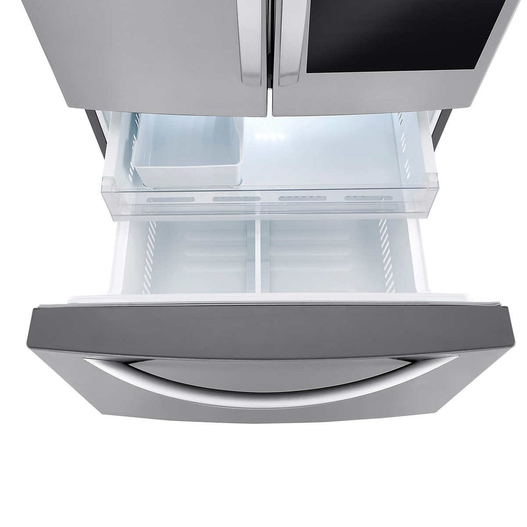LG - Réfrigérateur à portes françaises de 33 po. 25 pi³