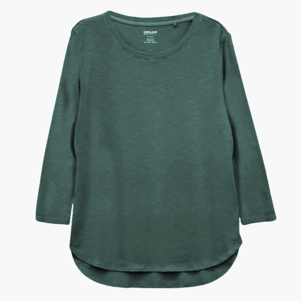Kirkland Signature 3/4 Sleeve Slub Tee