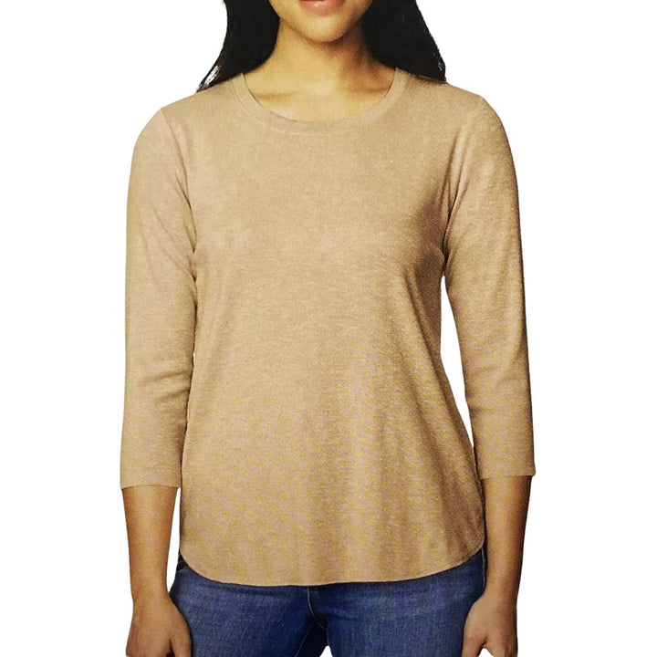 Kirkland Signature 3/4 Sleeve Slub Tee