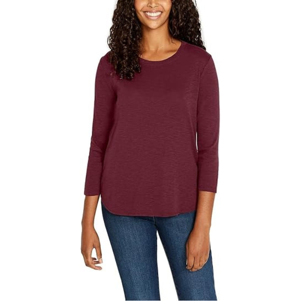 Kirkland Signature 3/4 Sleeve Slub Tee