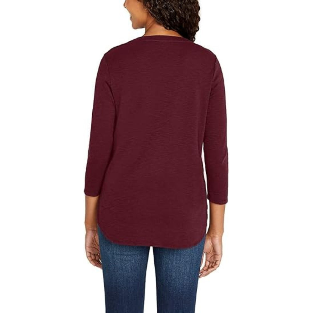 Kirkland Signature 3/4 Sleeve Slub Tee