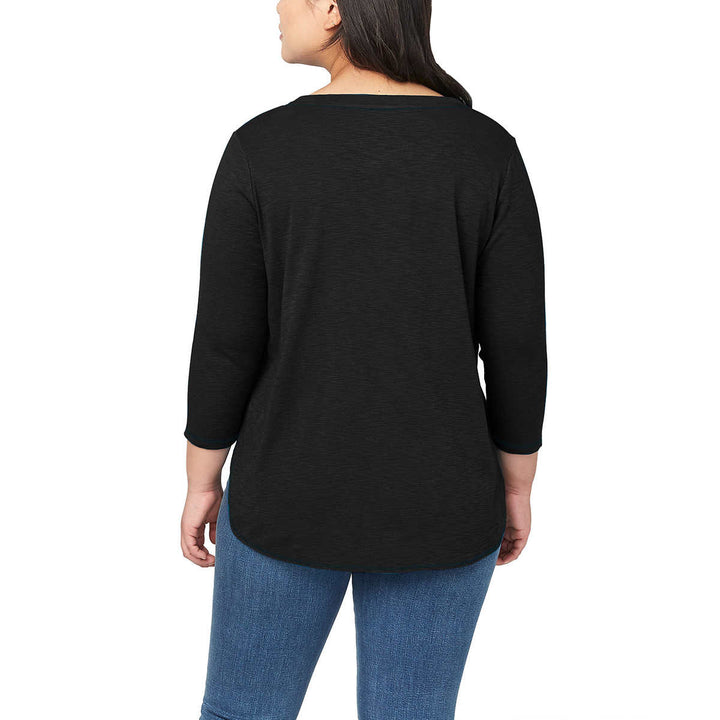 Kirkland Signature 3/4 Sleeve Slub Tee