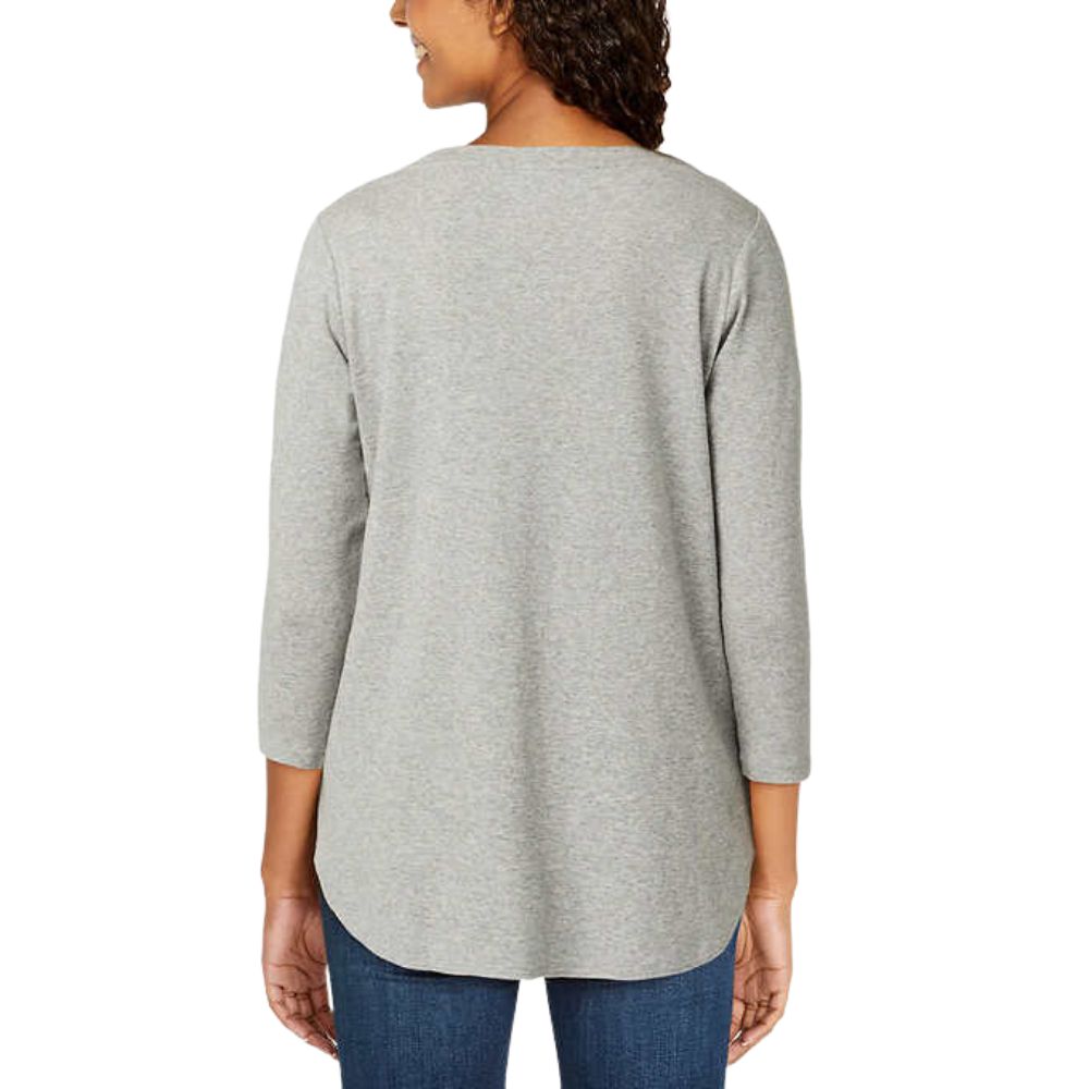 Kirkland Signature 3/4 Sleeve Slub Tee