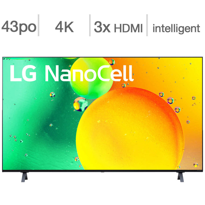 LG - Téléviseur LCD DEL 4K UHD -  classe 43 po - série NANO75