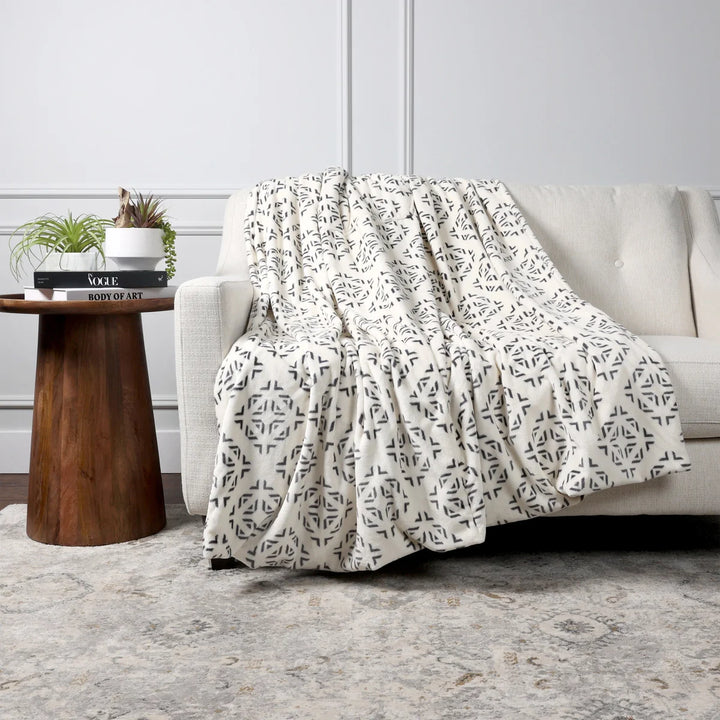 Life Comfort - Jeté douillet avec poche pour les pieds