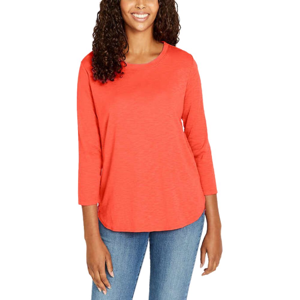 Kirkland Signature 3/4 Sleeve Slub Tee