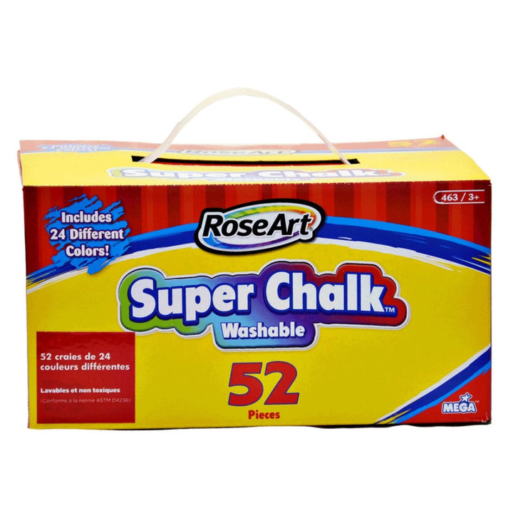 RoseArt - Super Crak Washable Chalk, pack of 52