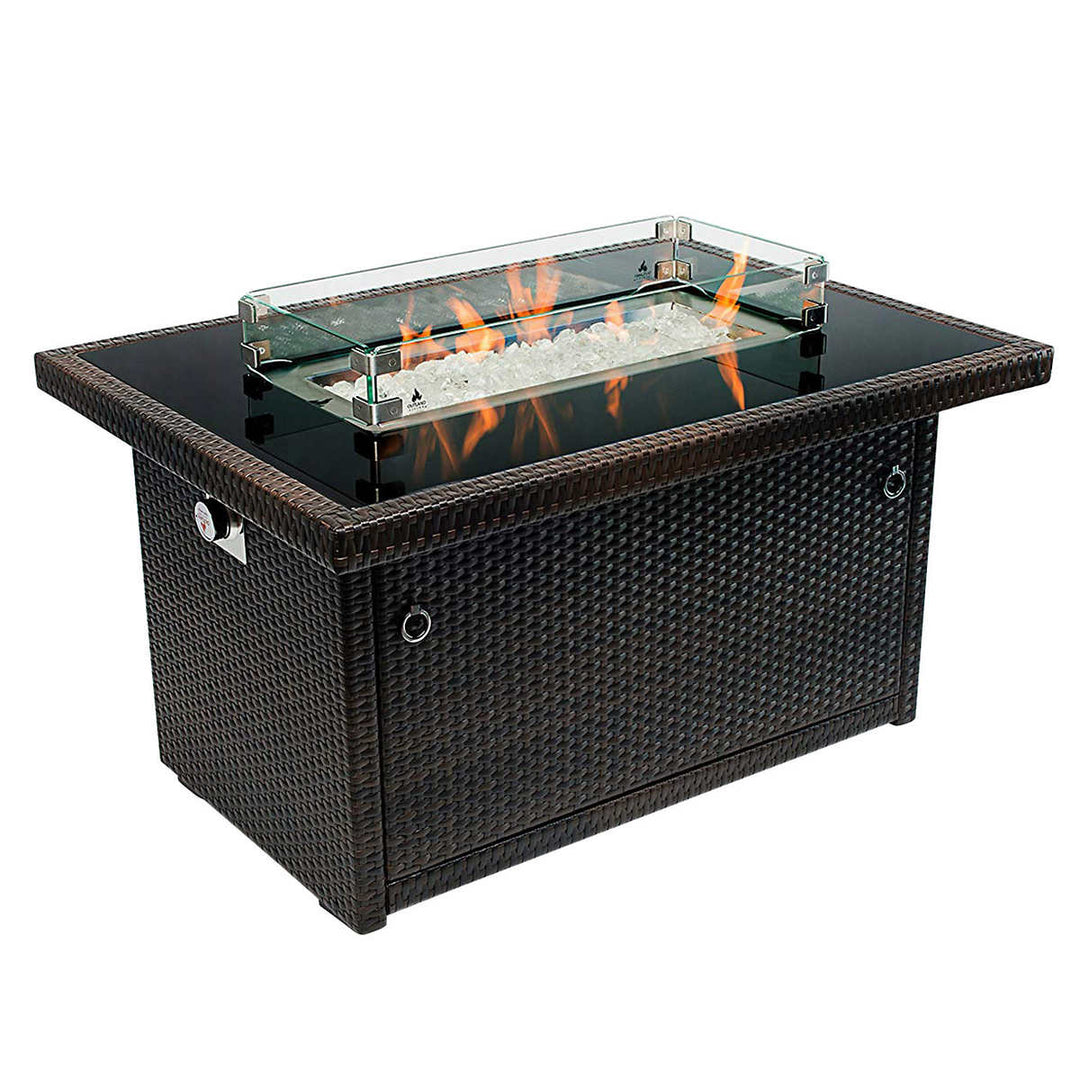 Outland - Ensemble de pare-vent 2 pièces pour table-braséro