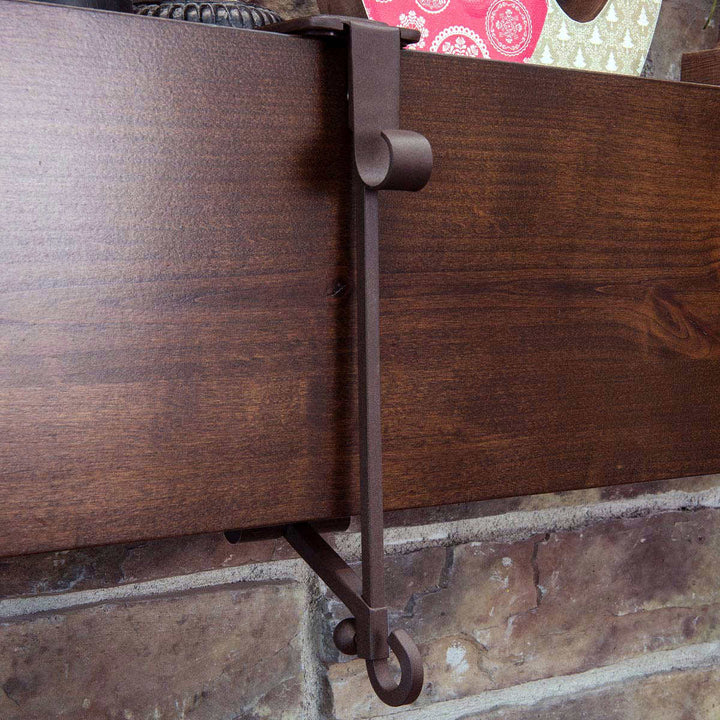 Ensemble 3 supports de cheminée pour guirlandes et bas de Noël