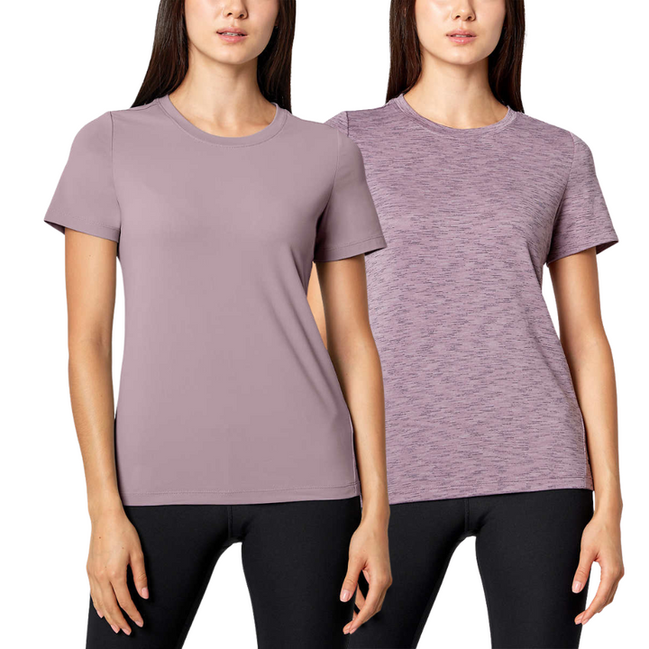 Mondetta – Chandail à manches courtes, paquet de 2