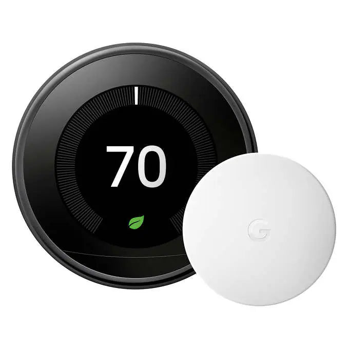 Google Nest Learning - Thermostat avec capteur de température Nest 3ème génération