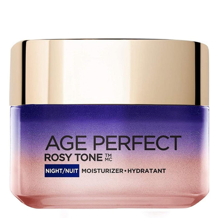 L’Oréal Paris - Age Perfect Rosy Tone - Crème de nuit hydratante , 2 x 50 mL