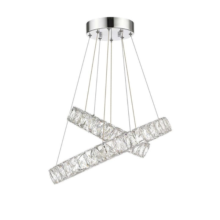 OVE - Luminaire semi-plafonnier suspendu à DEL intégrées