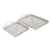 Paniers pour BBQ en acier inoxydable, 2 pièces