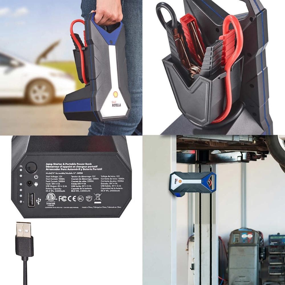 Shell - Démarreur d’appoint SH924 avec chargeur portatif de 24000 mAh