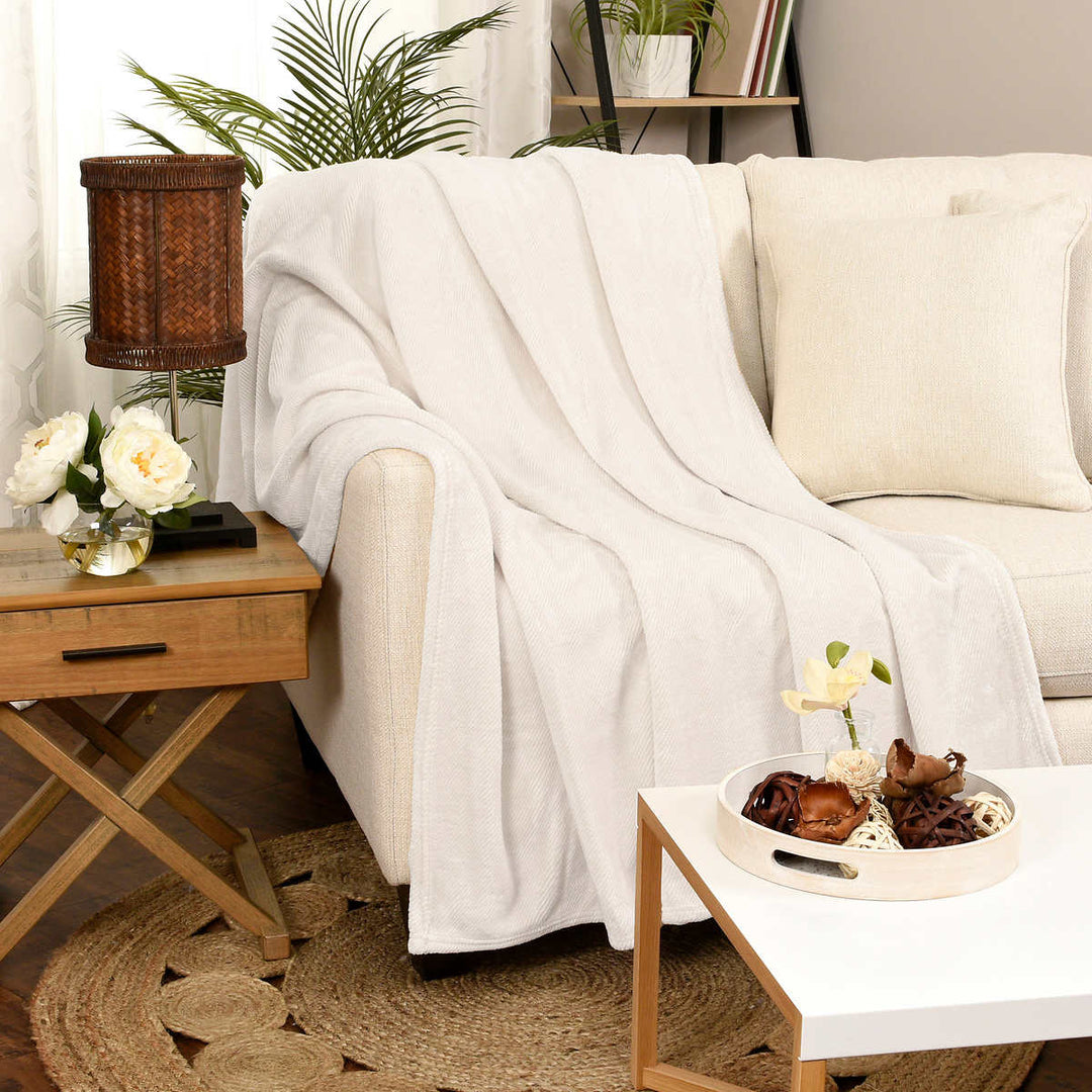 Life Comfort – Jeté texturé écologique 60 po x 70 po