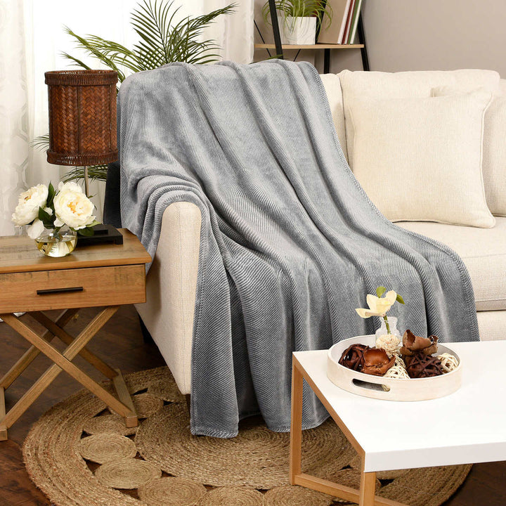 Life Comfort – Jeté texturé écologique 60 po x 70 po