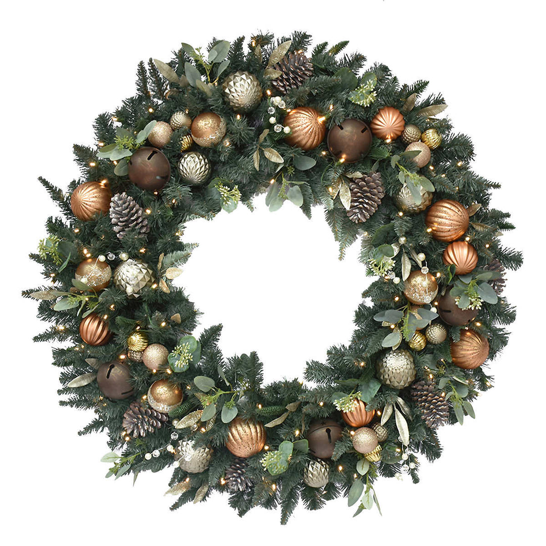 48" wreath light with 140 LED lights