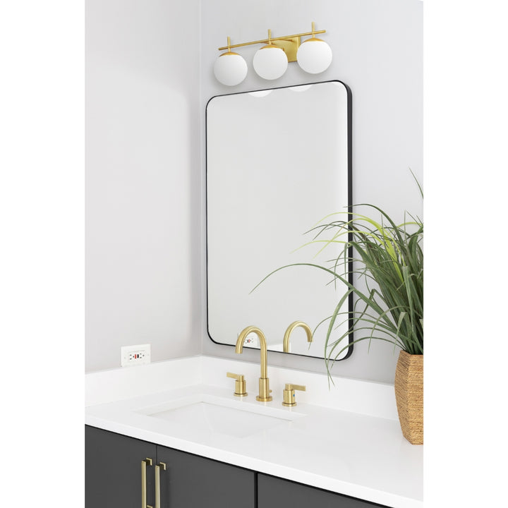 Maxim Lighting - Luminaire de vanité de salle de bain à 3 lumières, LOLLI