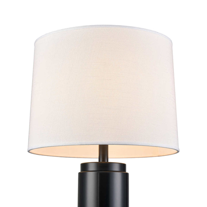 Bridgedport Design - Lampes à pied avec cylindre métallique, ensemble de 2