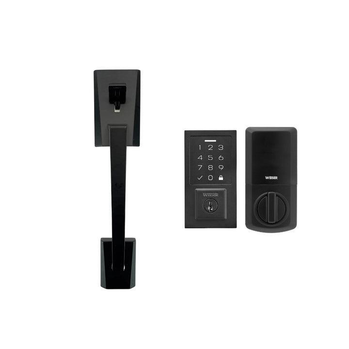 Weiser Electronic Deadbolt and Handle Combo Set