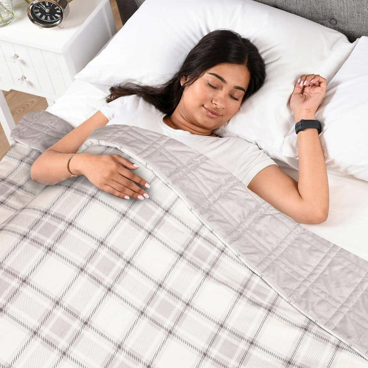 Life Comfort - Couverture lestée 6.8 kg (15 lb) avec housse amovible