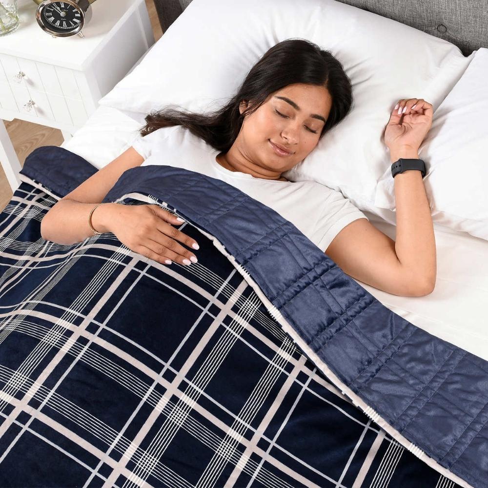 Life Comfort - Couverture lestée 6.8 kg (15 lb) avec housse amovible