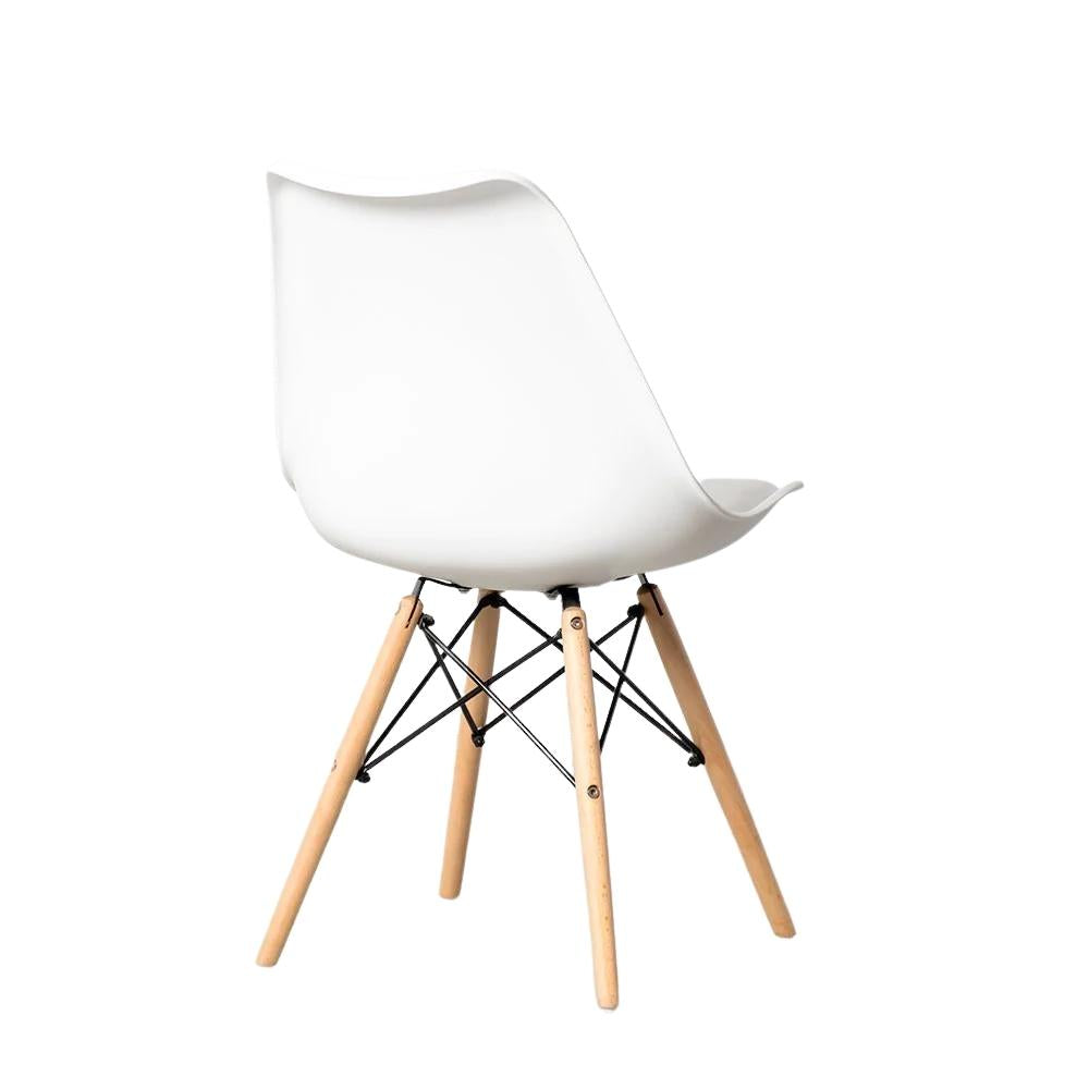 Bayside Furnishings - Ensemble de 2 chaises d'appoint capitonnées en cuir Eiffel