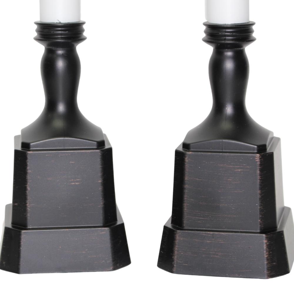 Illumaflame - Ensemble de 2 chandeliers à DEL