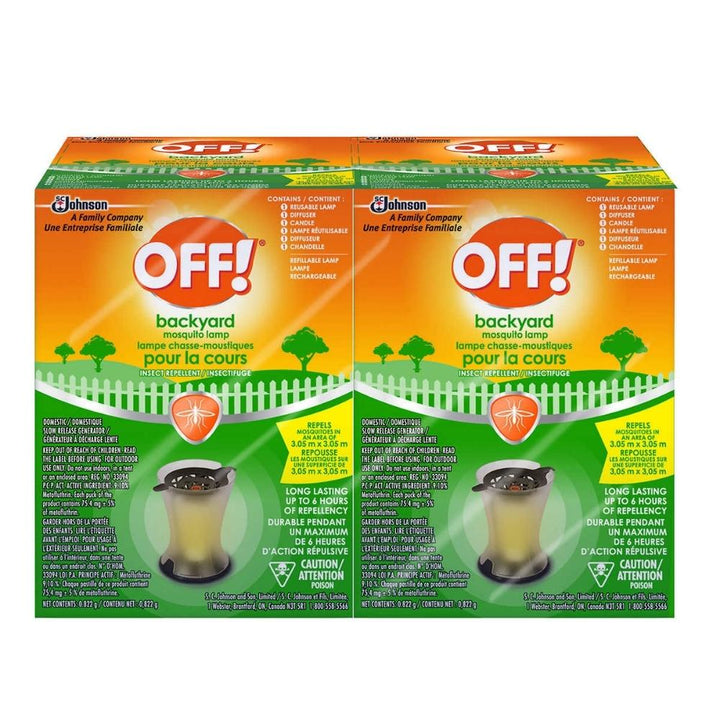 OFF! - Lampes chasse-moustiques - 1 paquet de 2 lampes