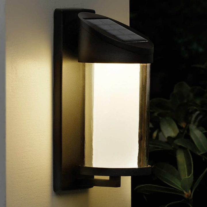 GTX - Ensemble de lampes solaires à montage mural ou sur colonne