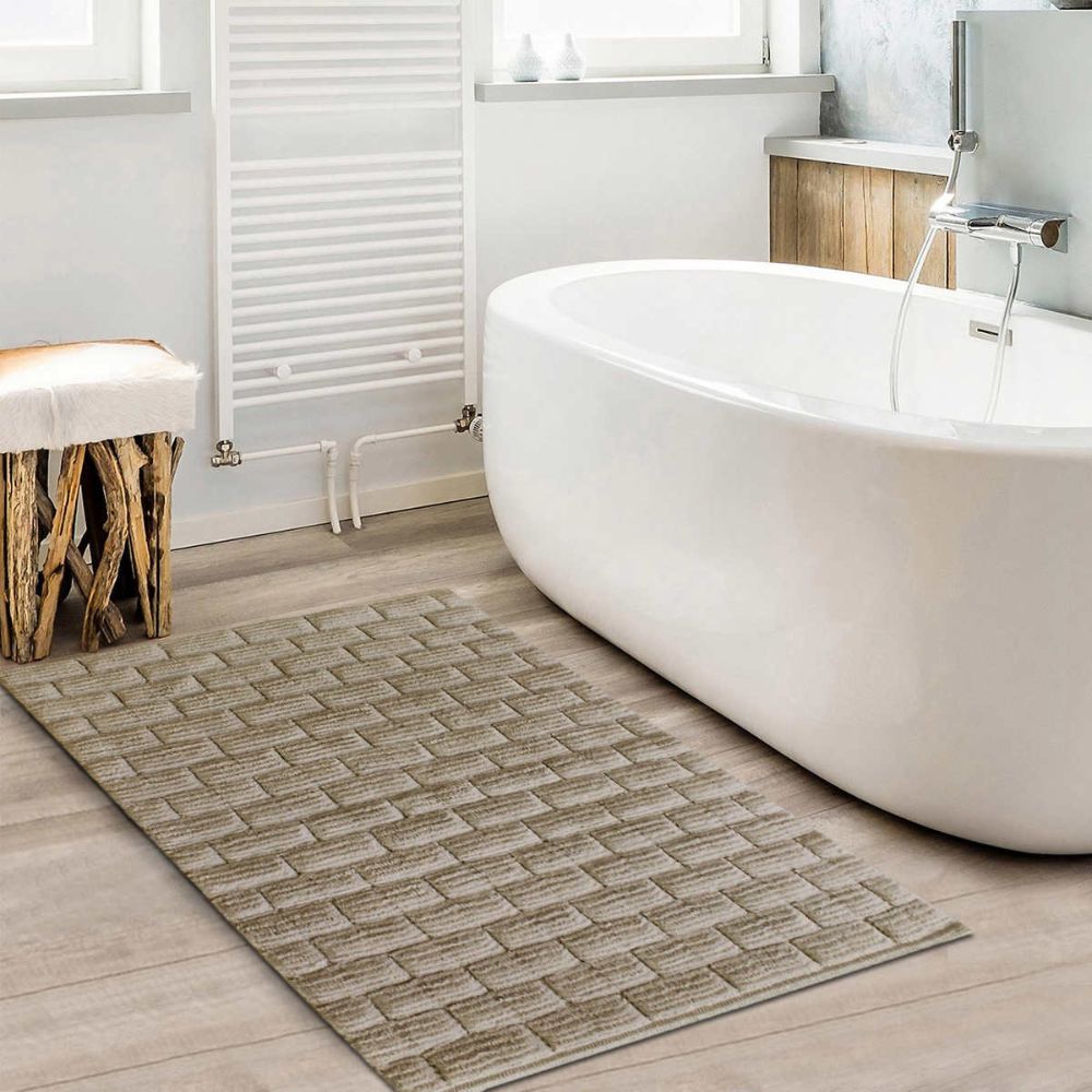 Blossom and Vines - Tapis de bain en coton
