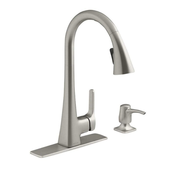 Kohler - Robinet mitigeur de cuisine escamotable Maxton sans contact