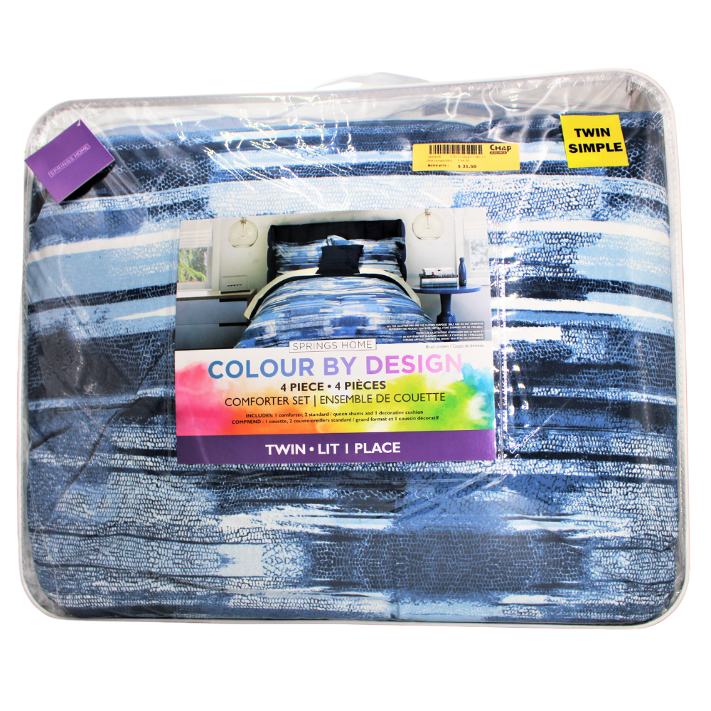 Springs Home - Ensemble de couette Colour By Design