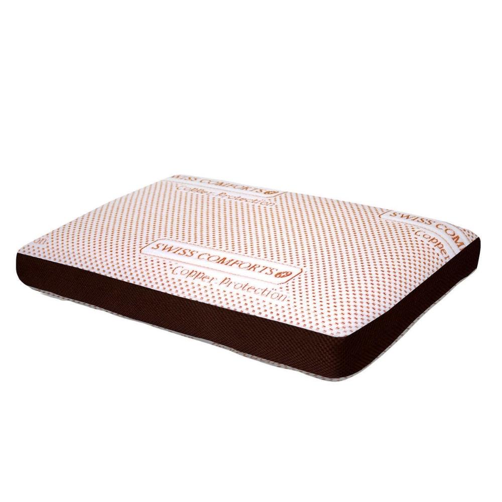 Swiss Comforts - Oreiller en mousse à mémoire en cuivre