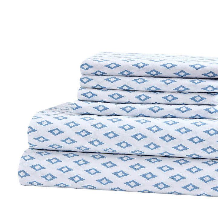 Beautyrest Black - Ensemble de draps en coton BCI 6 pièces 300 fils