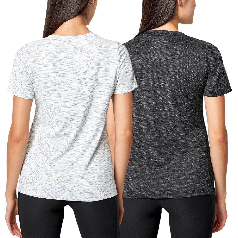 Mondetta – Chandail à manches courtes, paquet de 2