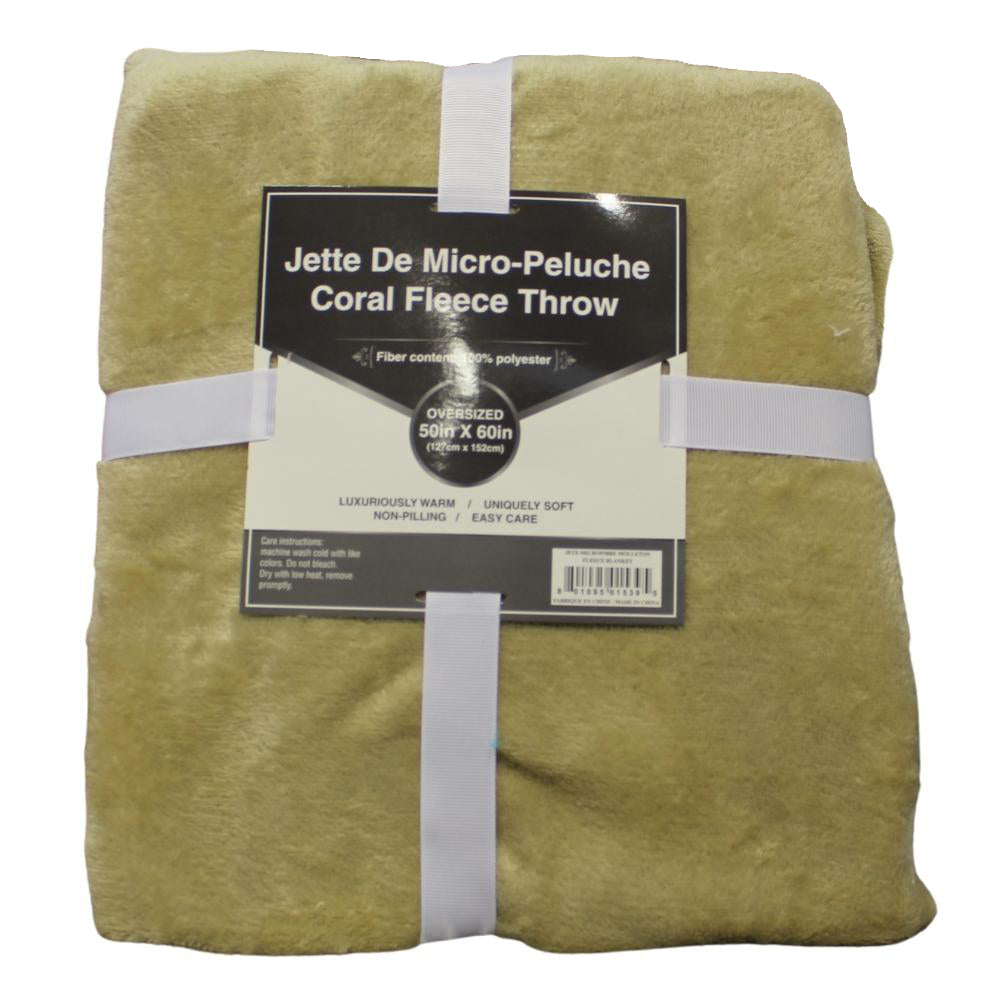 Jeté en micro-peluche