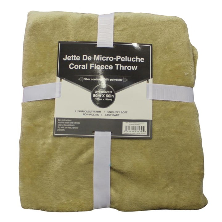 Jeté en micro-peluche