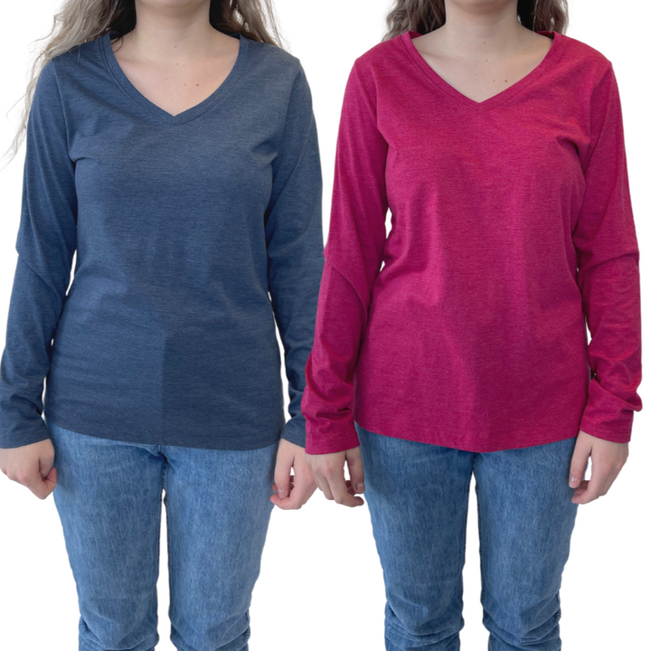 Eddie Bauer - Chandail à manches longues, paquet de 2